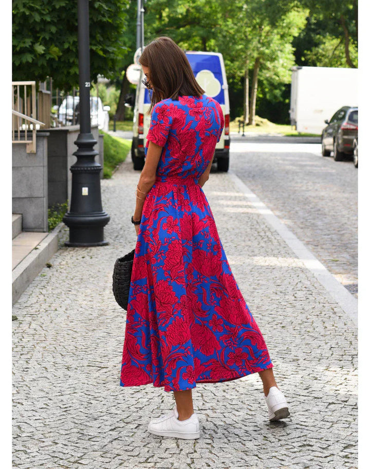 Darcie | Elegant V-Neck Dress for Effortless Sophistication