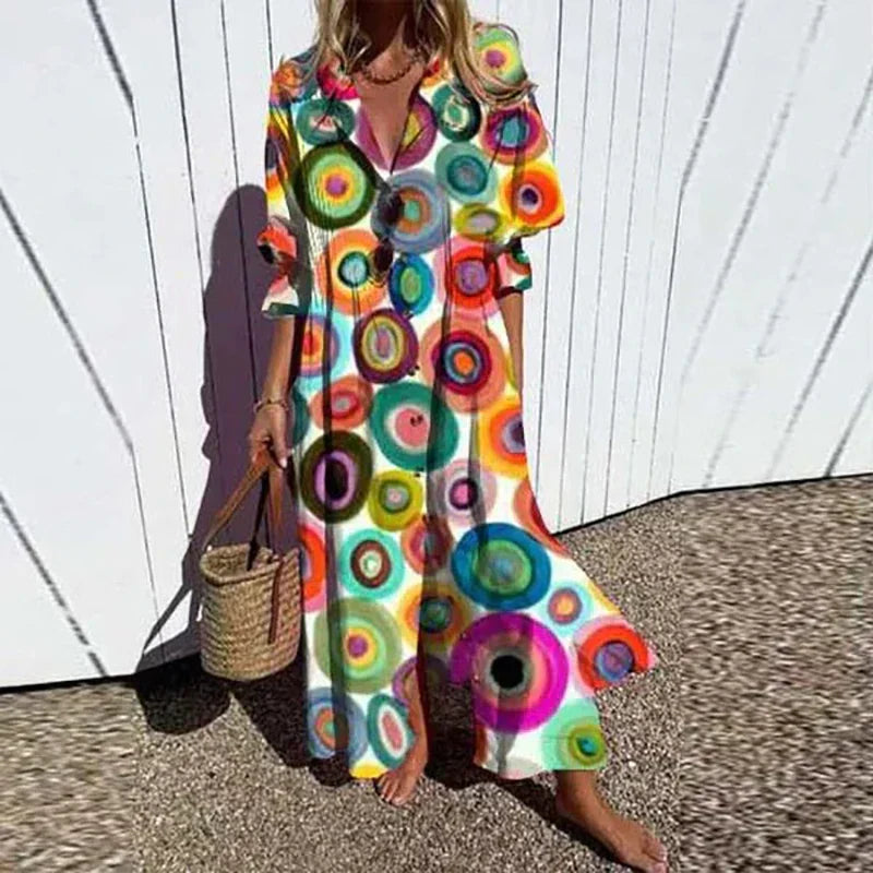 Lucy | Flowy Boho Dress for Effortless Charm