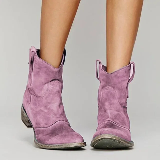 Thalia | Western-Inspired Ankle Boots with All-Day Comfort