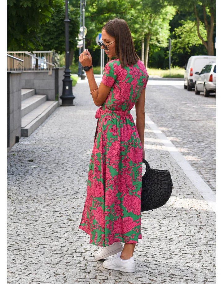 Darcie | Elegant V-Neck Dress for Effortless Sophistication