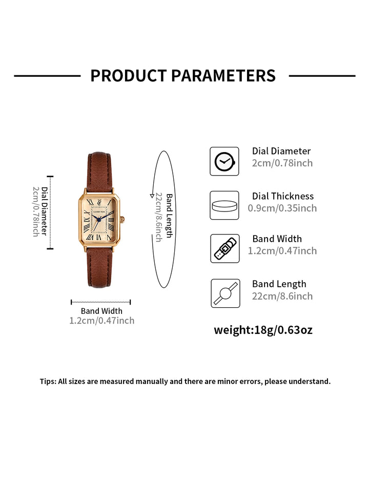 Ruby | Square dial fashion watch