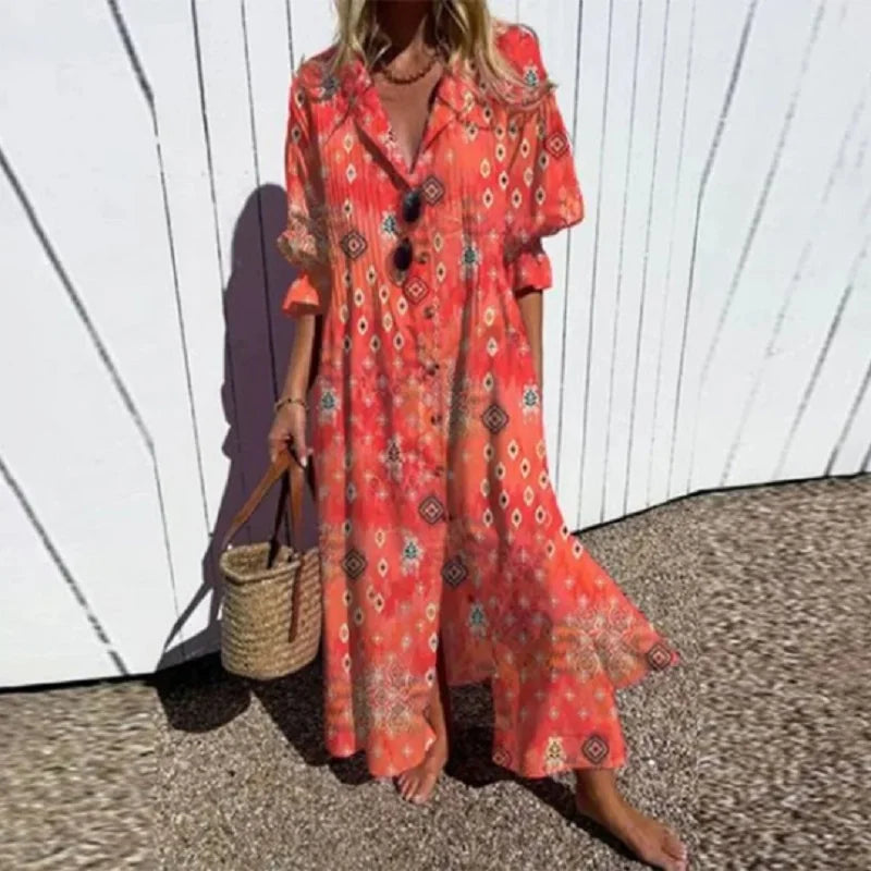 Lucy | Flowy Boho Dress for Effortless Charm