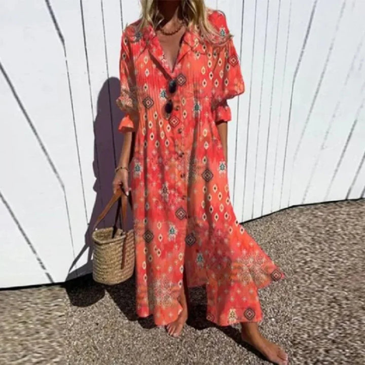 Lucy | Flowy Boho Dress for Effortless Charm
