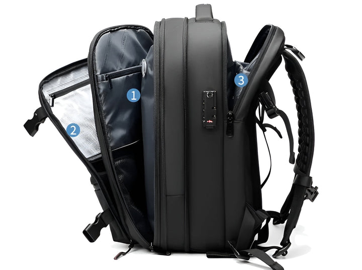 Elena | Stylish backpack with vacuum compression system