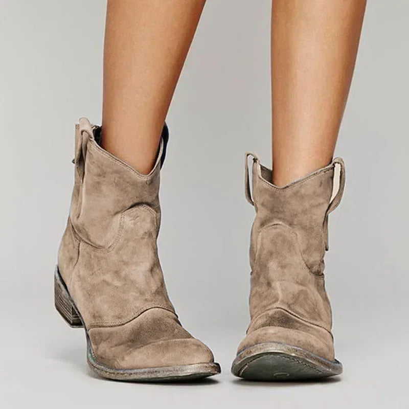 Thalia | Western-Inspired Ankle Boots with All-Day Comfort