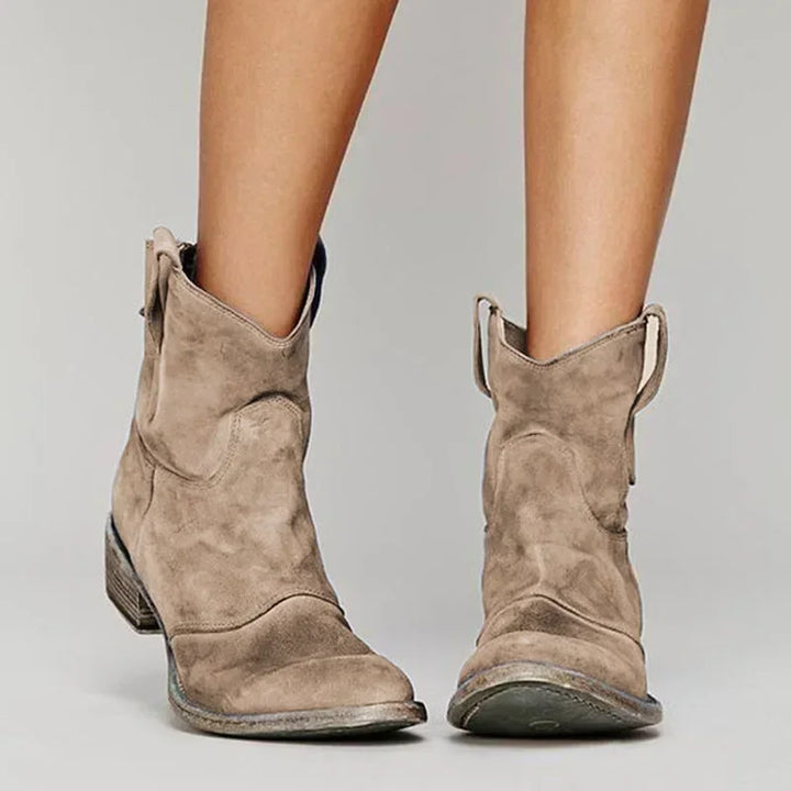 Thalia | Western-Inspired Ankle Boots with All-Day Comfort