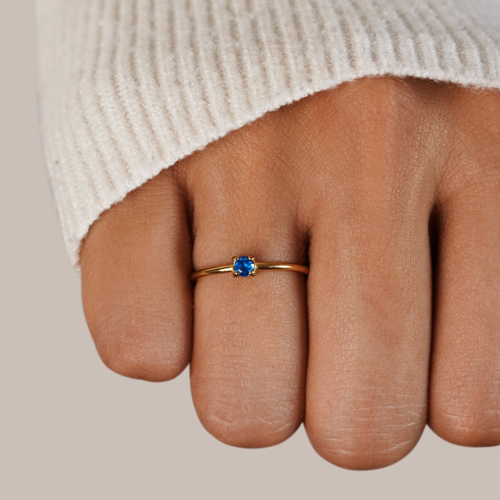 Julie | Birthstone Ring with a Personal Touch