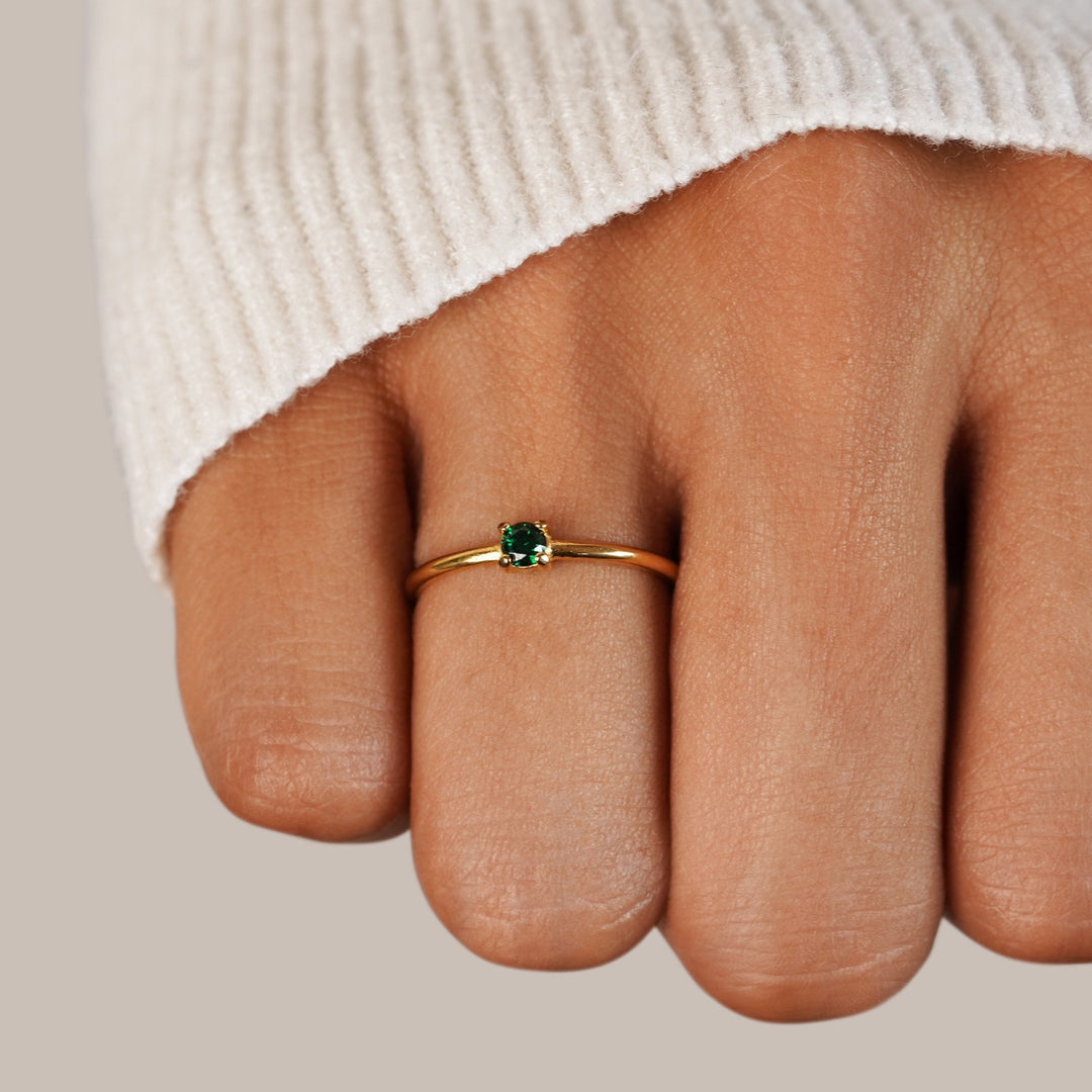 Julie | Birthstone Ring with a Personal Touch