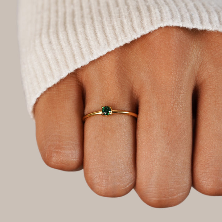 Julie | Birthstone Ring with a Personal Touch