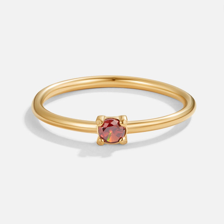 Julie | Birthstone Ring with a Personal Touch
