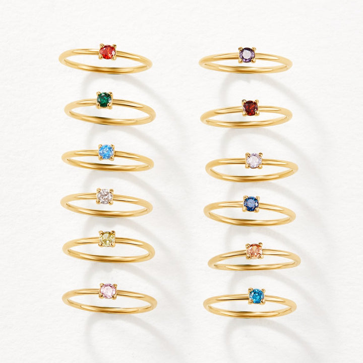 Julie | Birthstone Ring with a Personal Touch