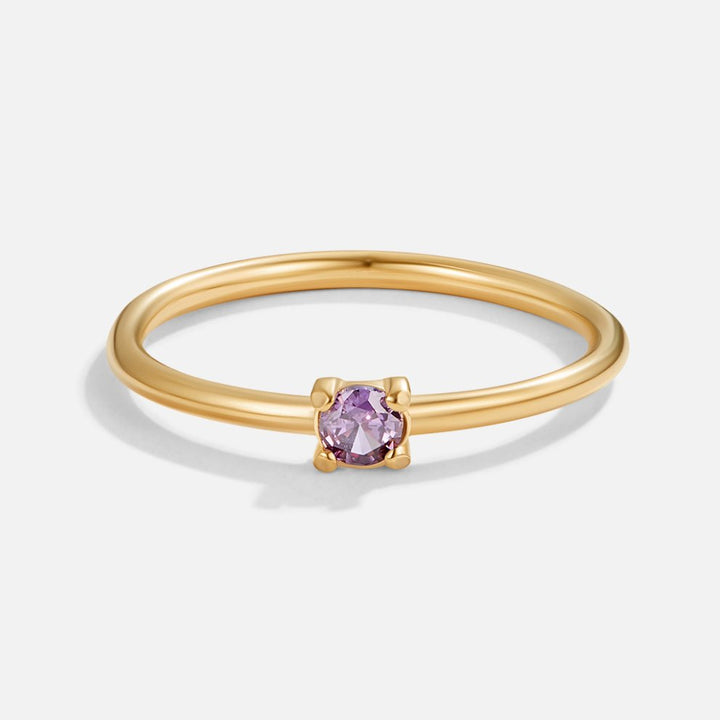 Julie | Birthstone Ring with a Personal Touch