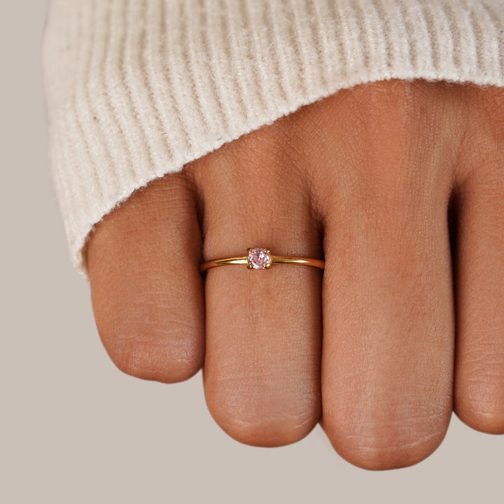 Julie | Birthstone Ring with a Personal Touch