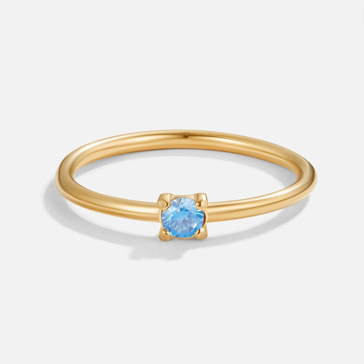 Julie | Birthstone Ring with a Personal Touch