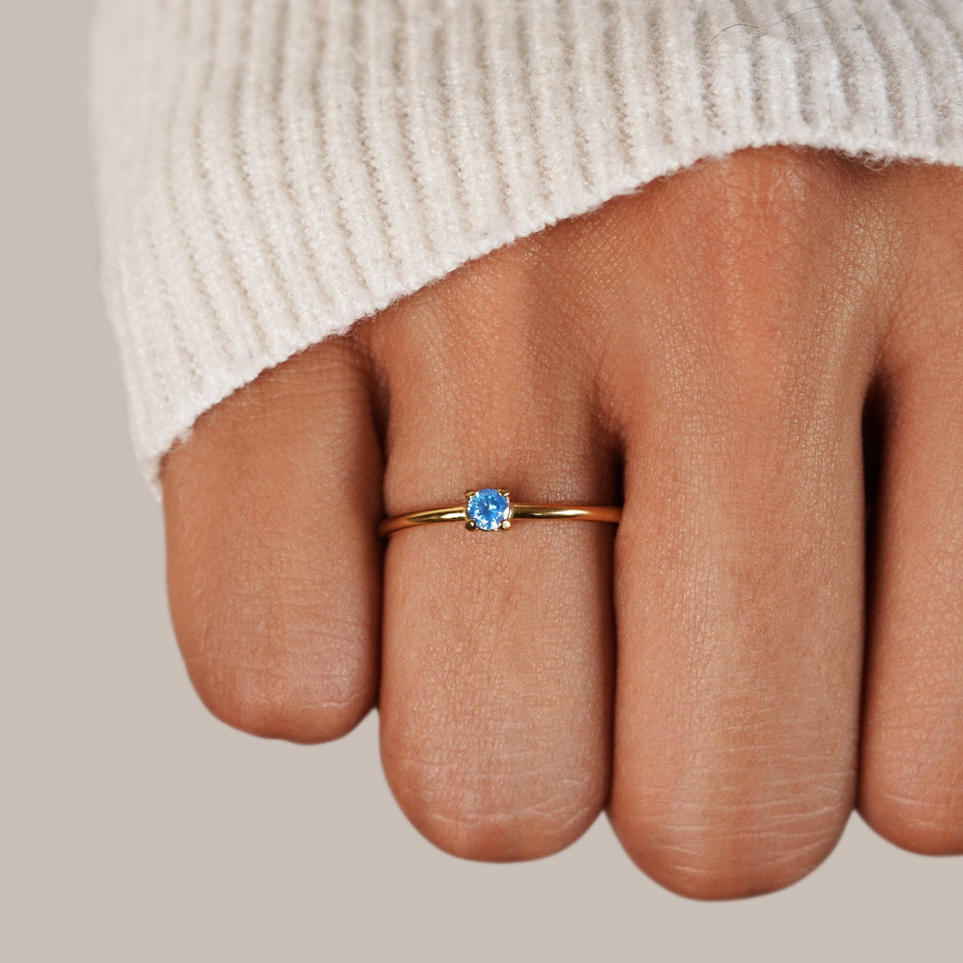 Julie | Birthstone Ring with a Personal Touch
