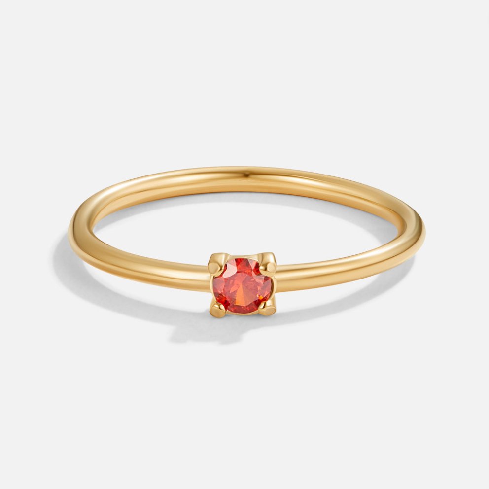 Julie | Birthstone Ring with a Personal Touch