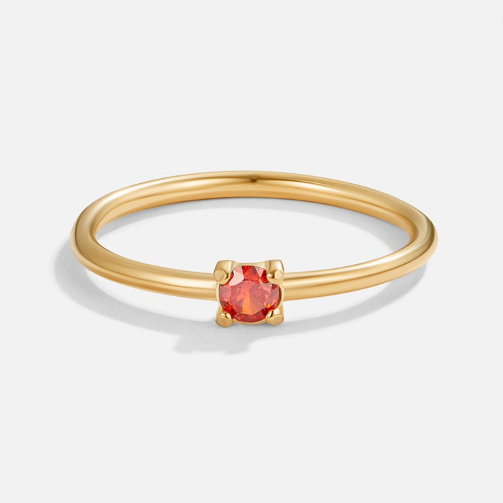 Julie | Birthstone Ring with a Personal Touch