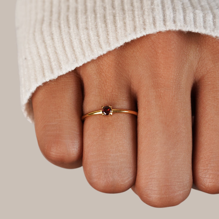 Julie | Birthstone Ring with a Personal Touch
