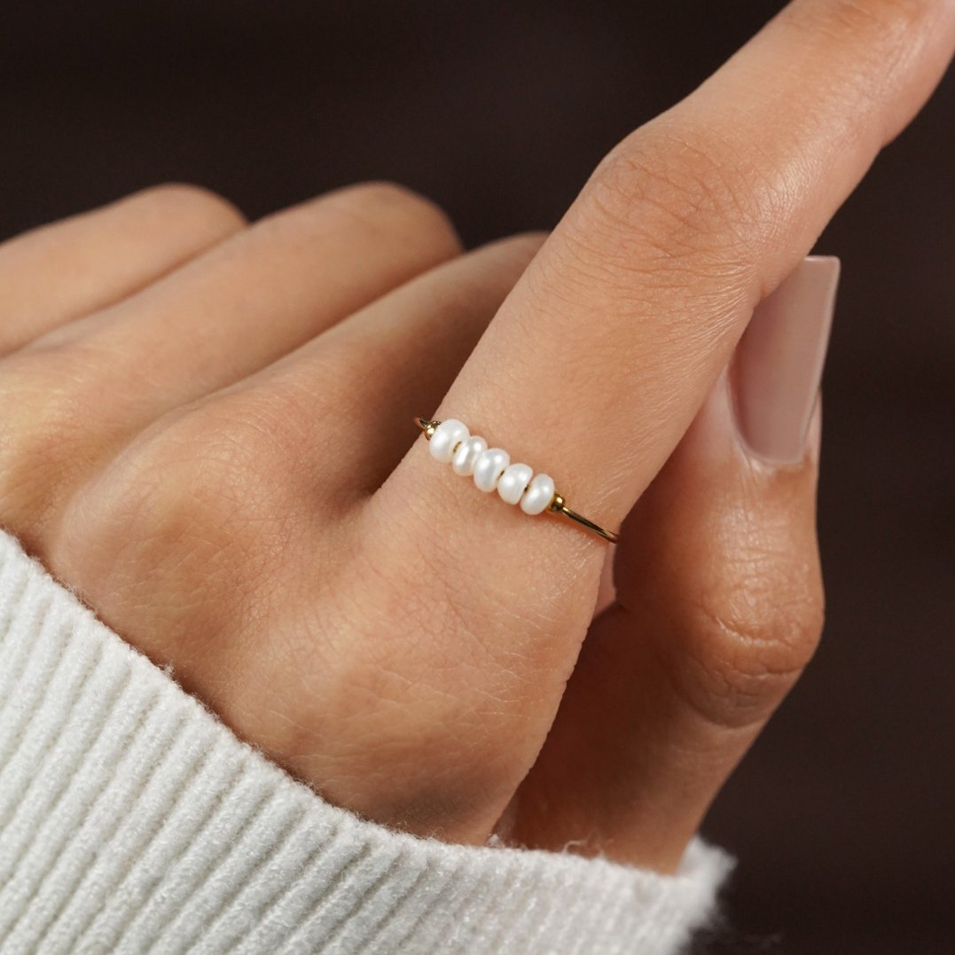 Grace | Freshwater Pearl Ring with Elegant Simplicity