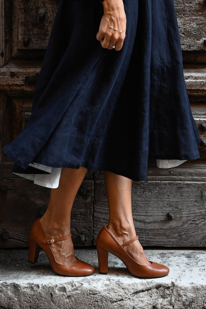 Scarlett | Everyday Buckled Sandals with Low Block Heel