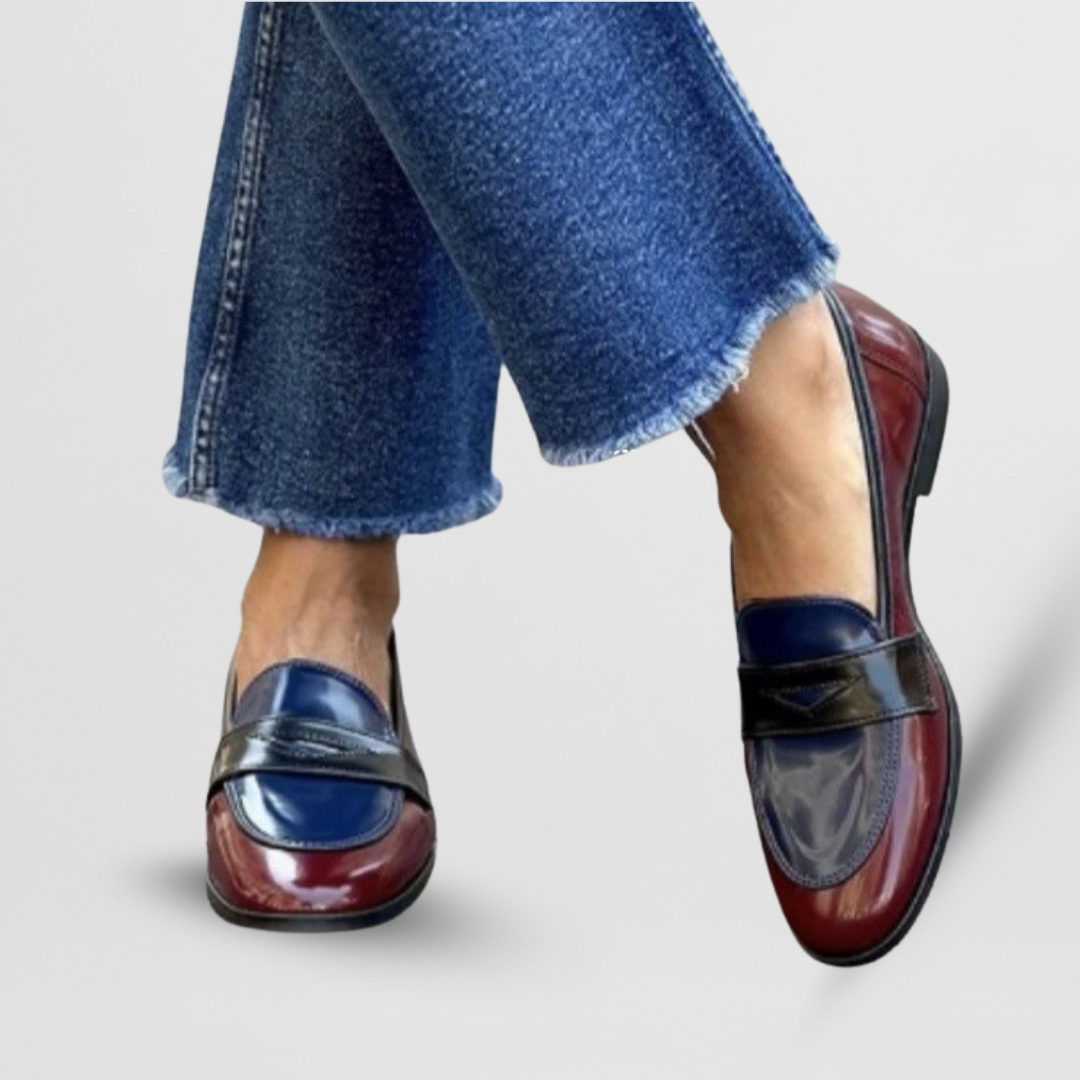 Remi | Two-Tone Slip-On Loafers