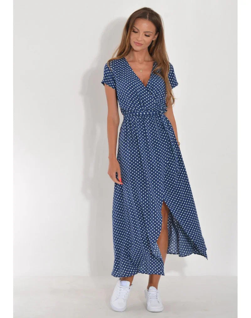 Darcie | Elegant V-Neck Dress for Effortless Sophistication