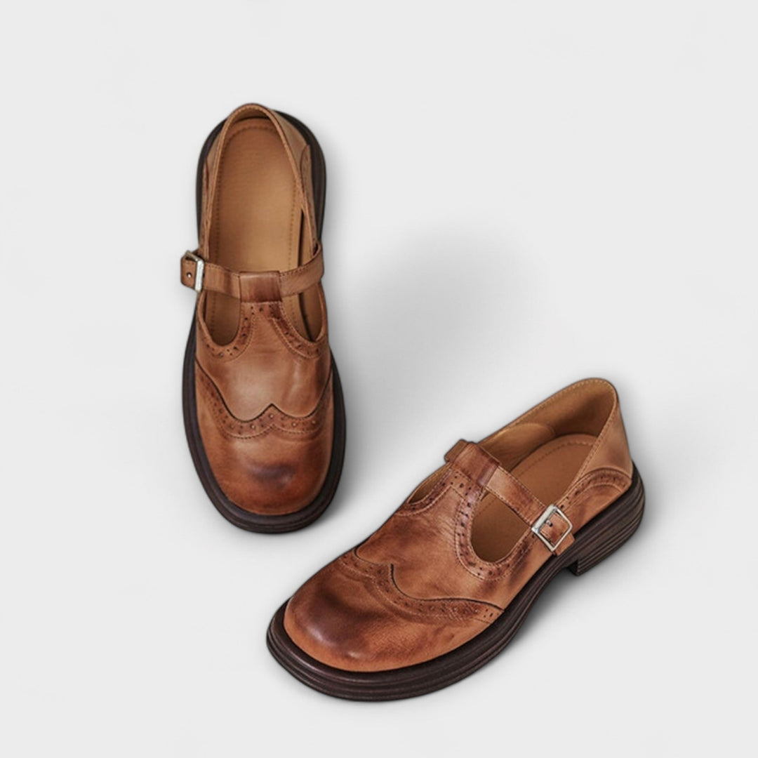 Ariadne | Classic Strap Flats for Everyday Ease
