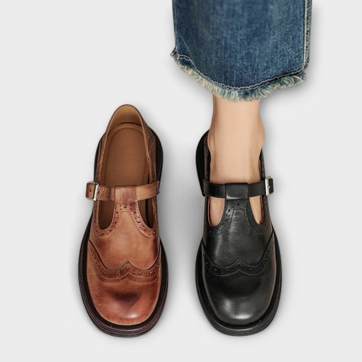 Ariadne | Classic Strap Flats for Everyday Ease