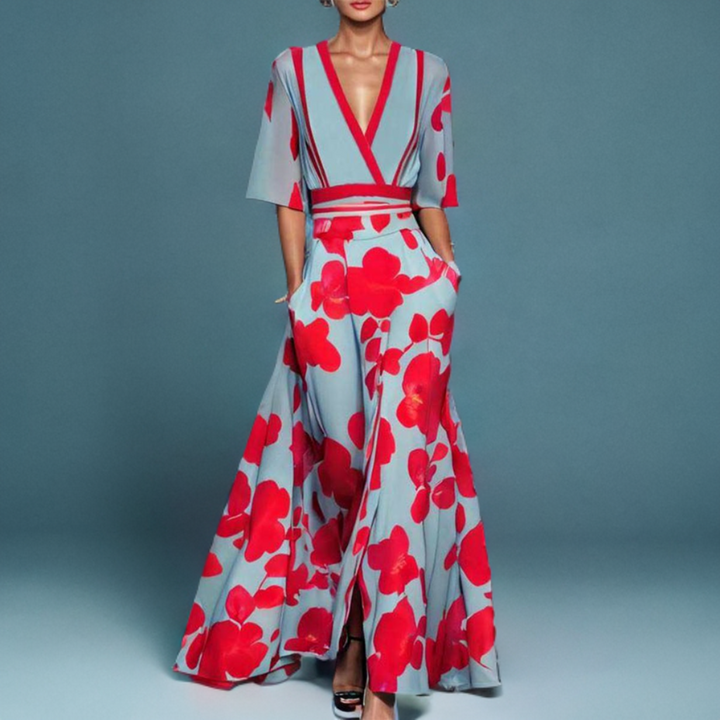 Hannah | Flowing Floral Dress for Elegant Moments