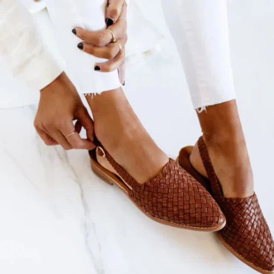 Sara | Woven Sandals for Effortless Comfort and Style